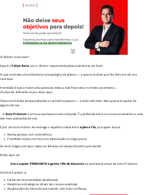 Suno (Brazil) - Robert, vi que você passou por aqui…