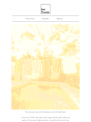 Bed Threads (Australia) - Introducing Cotton Bath Towels 🫧
