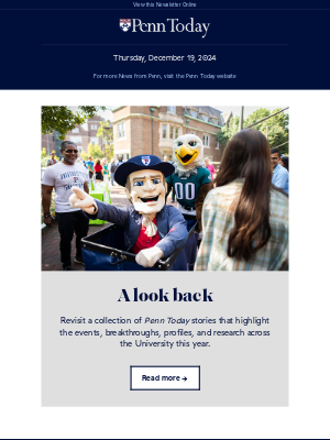 University of Pennsylvania - 12/19/24: Stories from 2024