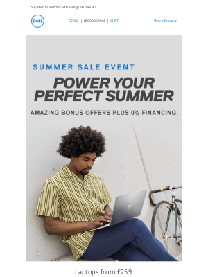 Dell UK - Summer Sale Event: get ready for a special time of the year.