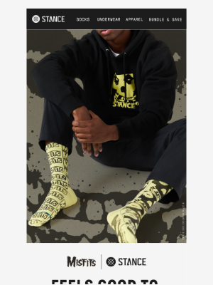 💀 New Collab! Misfits x Stance