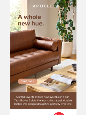 Article - New color: Meet the Sven Taos Brown