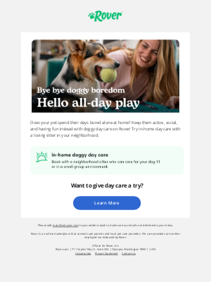 DogVacay - Is your pet home alone? Try this instead…