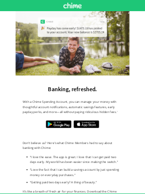 Chime - A breath of fresh air for your finances