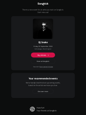 Songkick - Just announced: DJ Snake