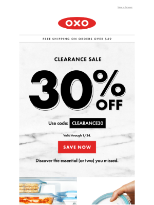 OXO - Save up to 30% on unexpected essentials