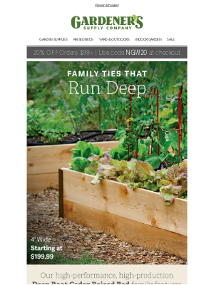 Gardener's Supply Company - Family Ties That Run Deep