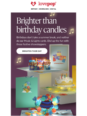 Lovepop - These cards are party starters 💡🎵