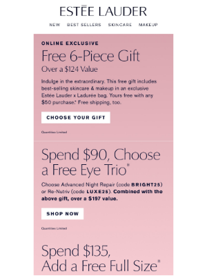 Estée Lauder - The Sweet Life 💖 Free Estée Lauder x Ladurée Gift, with your purchase.