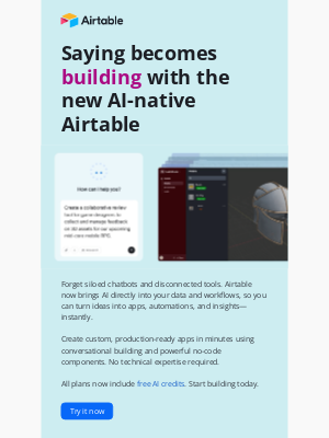 Airtable - Meet the new Airtable: AI that builds with you