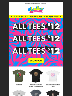 Threadless - Your summer lineup starts at $12.