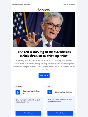 Bankrate - BREAKING: Fed skips another interest rate cut despite rising recession fears.