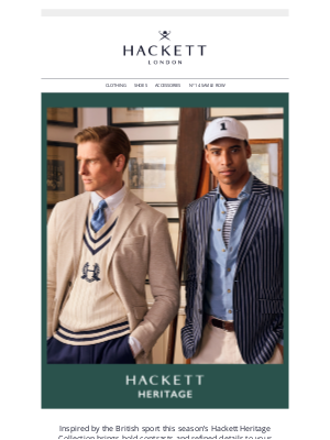 Hackett London - Hackett Heritage Collection