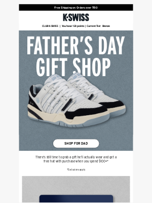 K-Swiss - 👟Get gifts for Dad in time for Father’s Day