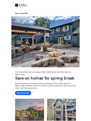 VRBO - Spring break with your favorite people