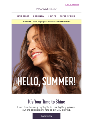 Madison Reed - ☀️ Summer Starts Now — Is Your Hair Ready?