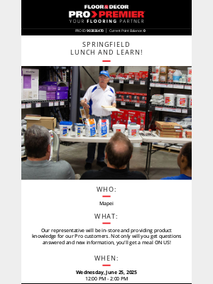 YOU’RE INVITED! PRO-Exclusive Lunch & Learn