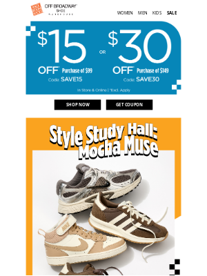 Rack Room Shoes - Have you used your $15 or $30 OFF, yet?
