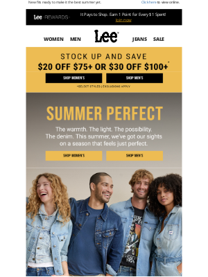 Lee Jeans - Welcome to summer