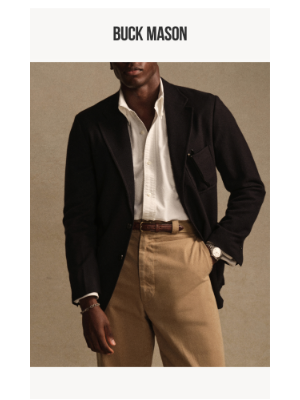 Buck Mason - New Arrivals for Fall