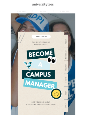 University Tees - Your Next Opportunity Awaits!