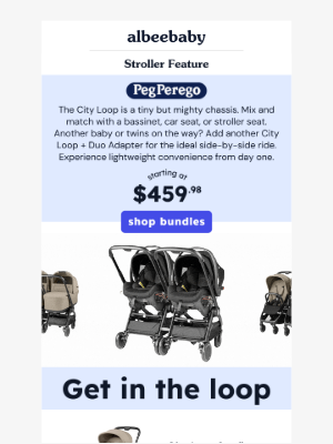 Albee Baby - ➿ Get in the Loop with Peg Perego ➿