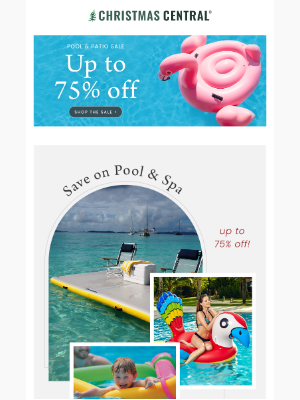 Christmas Central - Your Summer Starts Here – Save Up to 75%