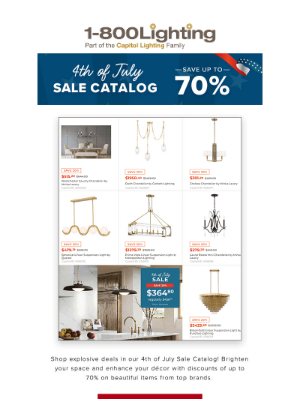 Bellacor - NEW SALE CATALOG 🌟 Sparkling Deals for 4th of July!
