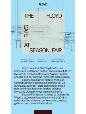 Floyd - The Floyd Cafe: Opening September 26
