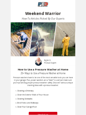 Build - Unlock 25+ Creative Uses for Your Pressure Washer at Home! 