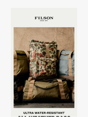 Filson - Summer Travel Essentials: All-Weather Bags
