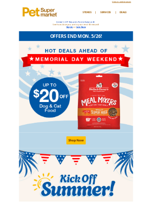 Pet Supermarket - THIS WEEKEND 🚨 up to 💲20 OFF dog & cat food! 🙀