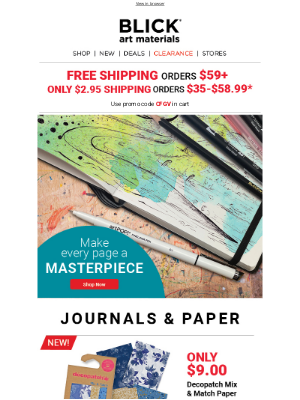 Blick Art Materials - Turn blank pages into your own masterpiece! 🎨 🧑‍🎨