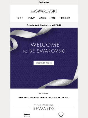 Oroton Email Design - Welcome Email