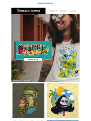 DesignByHumans - Vampires at the Beach!? 🧛‍♂️ It’s the Monster Summer Collection!