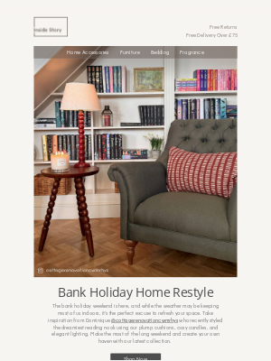 Inside Story (United Kingdom) - Make indoors magical this Bank Holiday