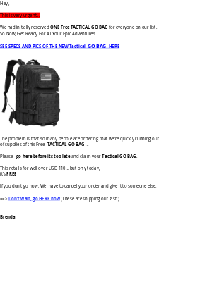 Breather - Only Today: Get Your Tactical GO BAG for FREE