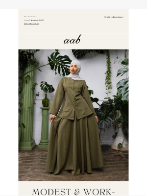 Modest & Work-Friendly Looks + Special Prices
