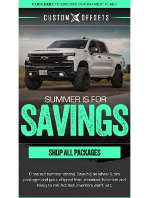 Fitment - Still Time To Save!
