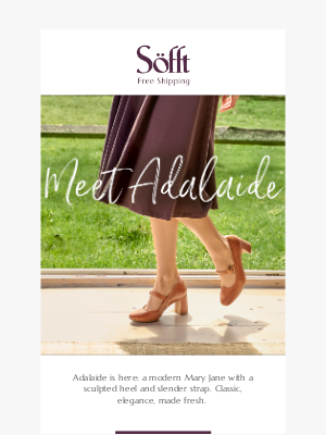 Sofft Shoes - Meet Adalaide: A Modern Twist on a Classic