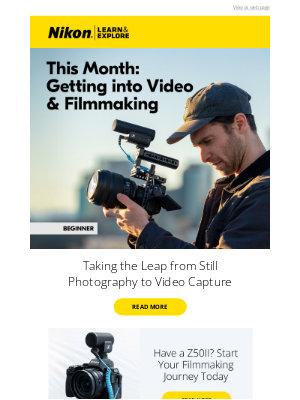 NikonUSA - LEARN How to Start Shooting VIDEO