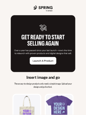 Teespring - Check out these fun products to launch today 😃