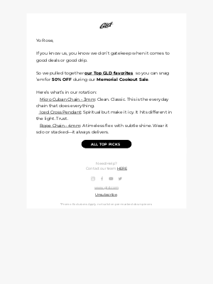 The GLD Shop - No Gatekeeping here 🙅