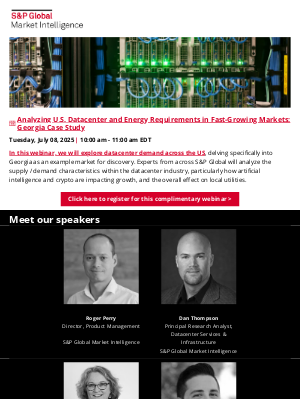S&P Global - [Webinar] Analyzing U.S. Datacenter and Energy Requirements in Fast-Growing Markets