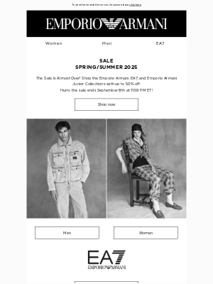 Armani - LAST CALL: Up to 50% off