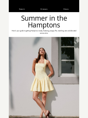 ASOS  - This week's story: summer in the Hamptons
