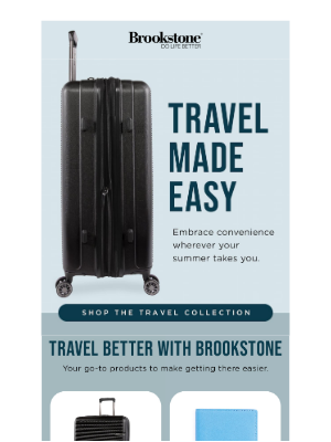 Brookstone - Jet, Set, Relax: Smart Travel Starts Here ✈️