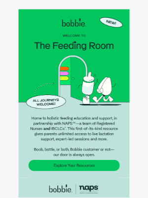 Bobbie - Welcome to The Feeding Room 🍼💚