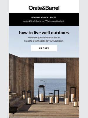 The Land of Nod - Design hack: backyard as summer living room
