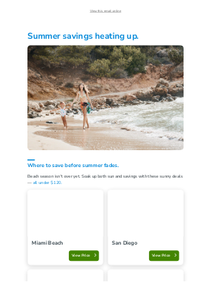 Trivago - Not too late for beach savings 🌞
